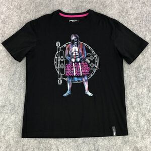 Roku Studio T-Shirt Large Black Skull Graphic Print Short Sleeve Cotton Unisex